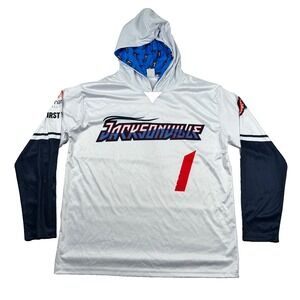 Destroyer Rocks Jumbo Shrimp Hoodie Mens XL Performance Minor League Baseball